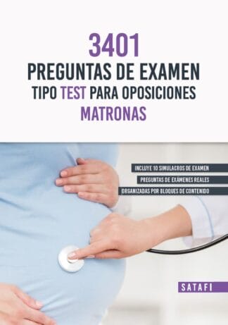 3401 Preguntas de examen tipo test para oposiciones Matronas