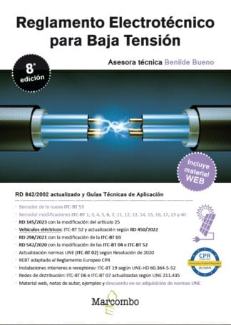 REBT Reglamento Electrotécnico para Baja Tensión 8ª edición